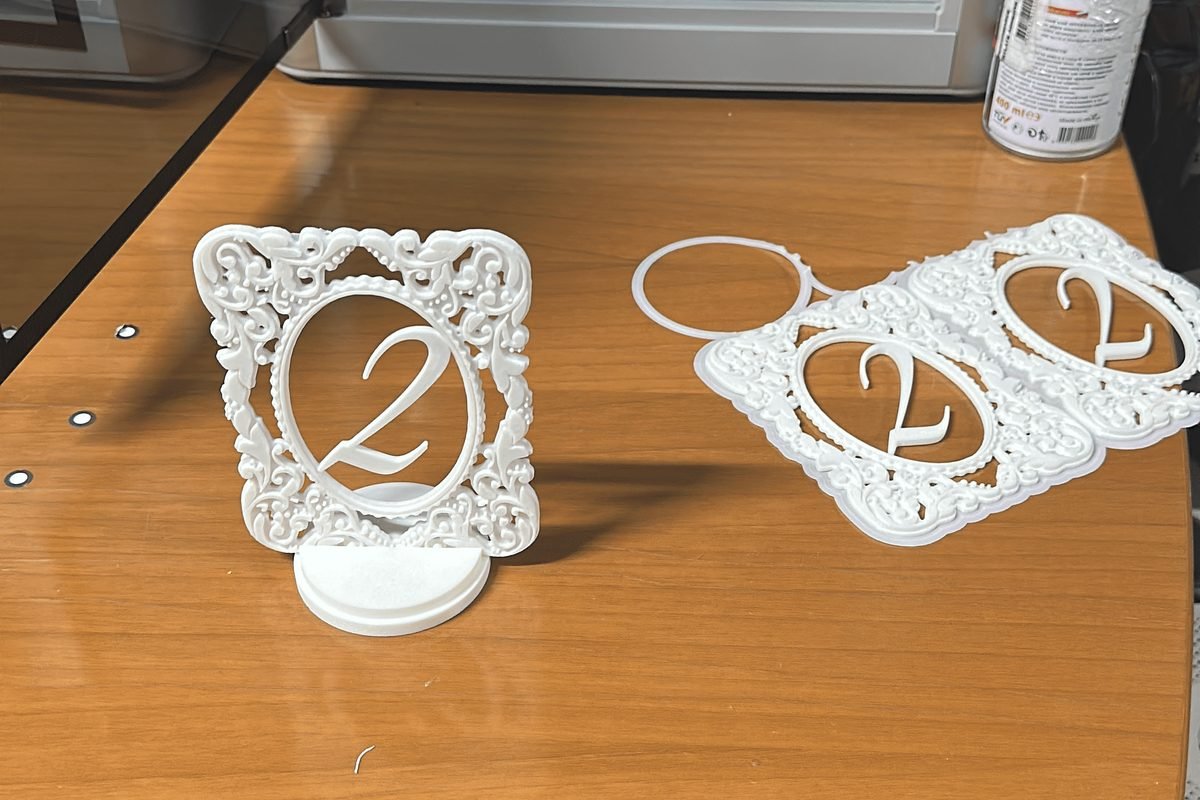 Numere de masă personalizate printate 3D — Sanel Factory